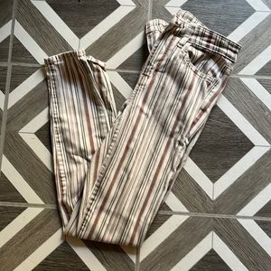 American Eagle Next level stretch stripped skinny jeans